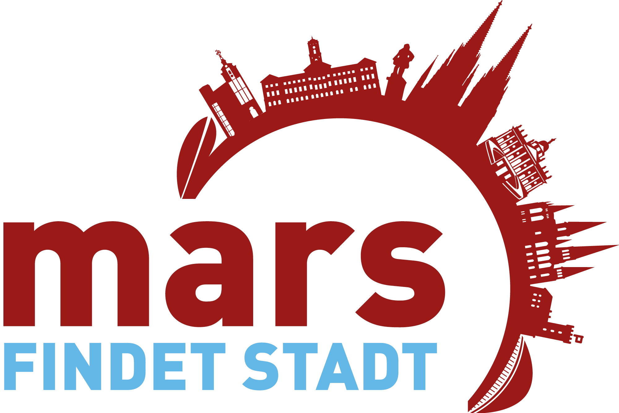 Mars findet Stadt