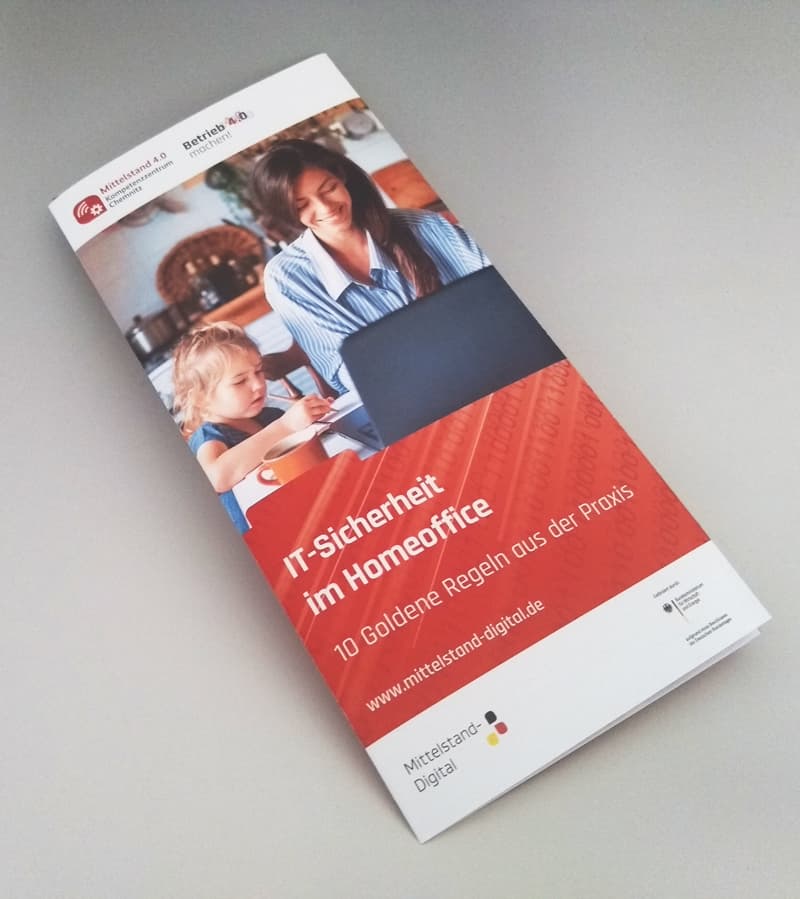 Flyer IT-Sicherheit im Homeoffice Flyer IT-Sicherheit im Homeoffice