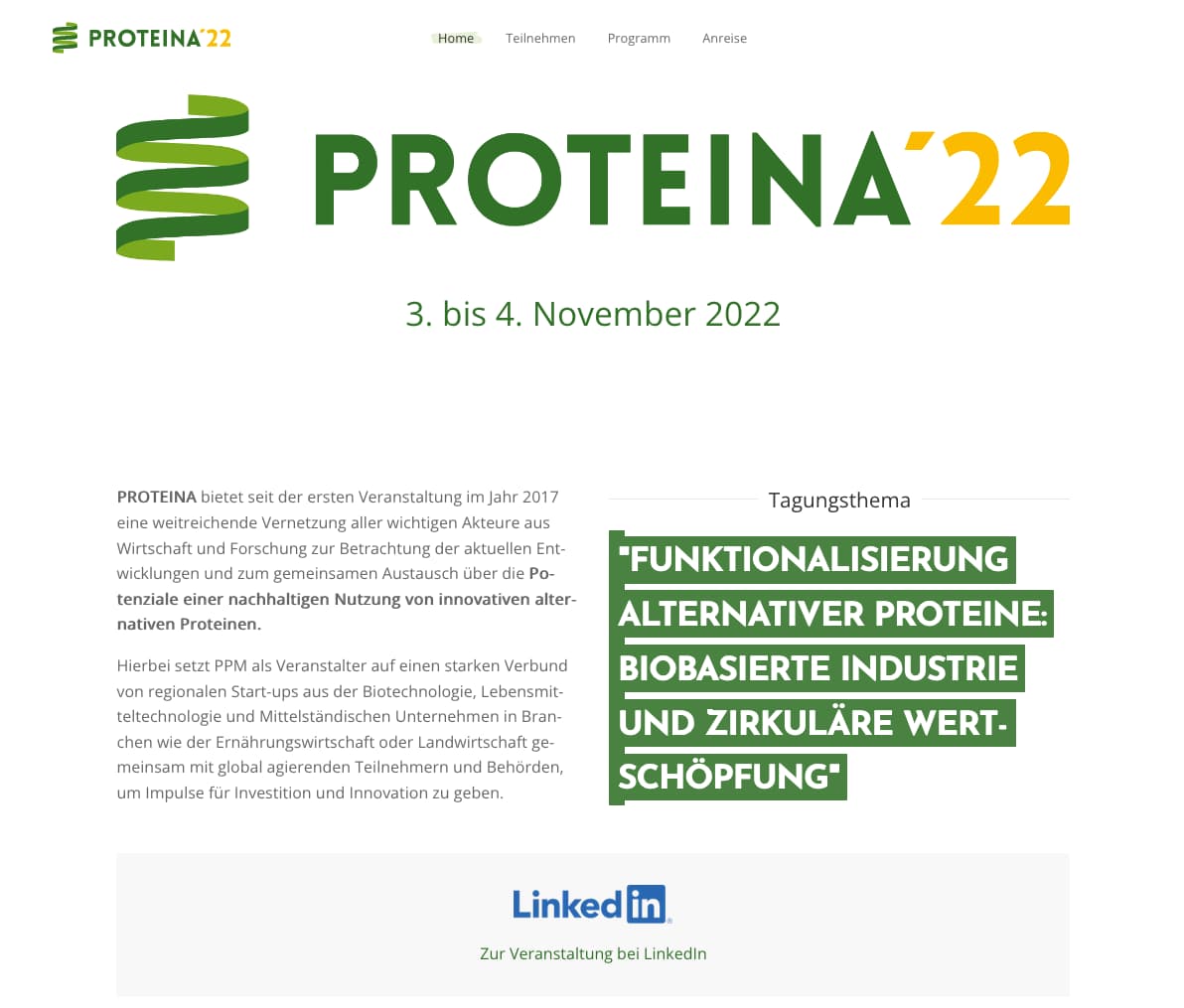 Proteina-Konferenz 2022